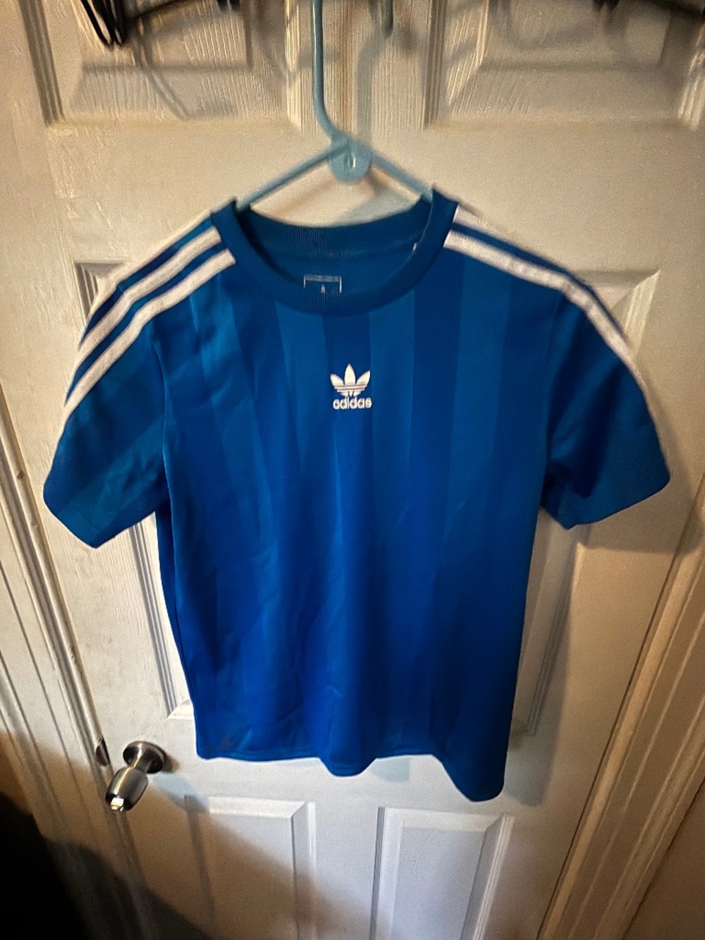 Adidas, Small, Blue, Soccer Jersey